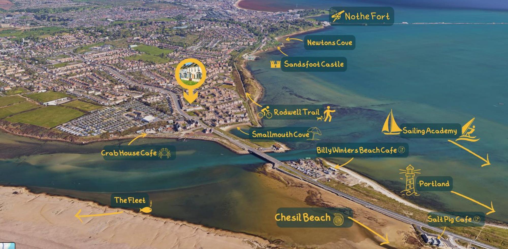 Spindrift - Views Of Chesil Beach Dog Friendly Γουέιμουθ Εξωτερικό φωτογραφία